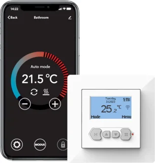 MAGNUM MIC² WiFi-klokthermostaat RAL 9010