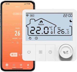 Eenvoudige, programmeerbare WiFi-thermostaat voor gasketels