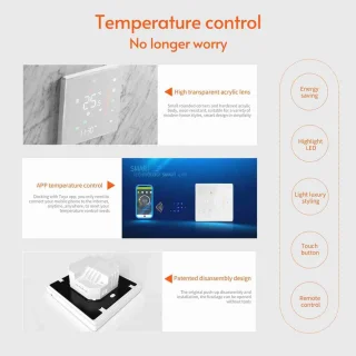 Merknaam WiFi-thermostaat voor watervloerverwarming