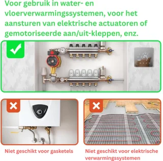 MKSS® CV-thermostaat Zilver