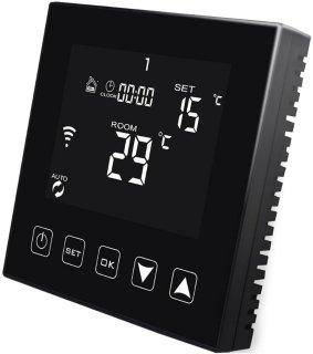 De MKSS® Draadloze thermostaat voor cv - Zwart in één oogopslag