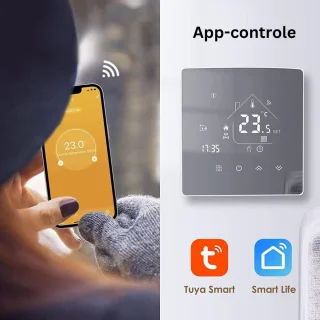 MKSS® Draadloze Wifi Thermostaat Wit