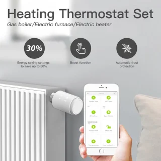 MOES Tuya ZigBee Radiatorknop Smart Thermostaat