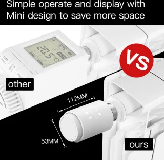 MOES Tuya ZigBee Radiatorknop Smart Thermostaat