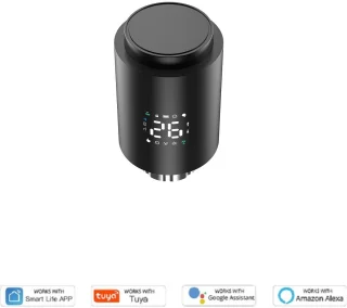 Moes Zigbee Thermostaatknop Zwart