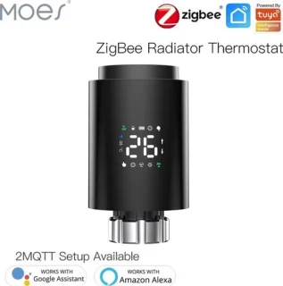 Moes Zigbee Thermostaatknop Zwart