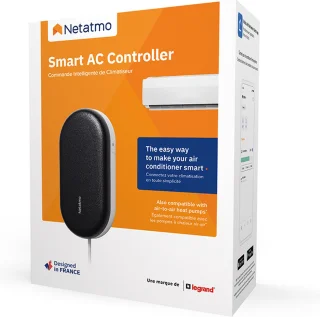 Netatmo Intelligente Airconditioning Bedieningsmodule Zwart