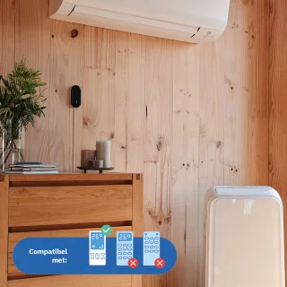 Netatmo Intelligente Airconditioning Bedieningsmodule Zwart