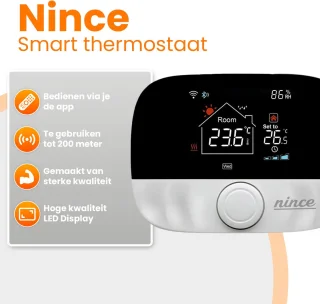 Nince Slimme Thermostaat CV Ketel Inclusief RF Module