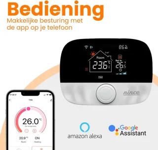 Nince Slimme Thermostaat CV Ketel Inclusief RF Module