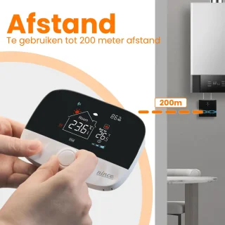Nince Slimme Thermostaat CV Ketel Inclusief RF Module