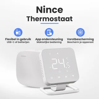 Nince Slimme Thermostaat - Wit