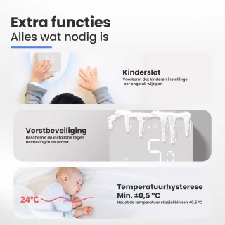 Nince Slimme Thermostaat - Wit