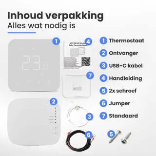 Nince Slimme Thermostaat - Wit