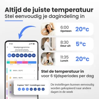 Nince Slimme Thermostaat - Wit