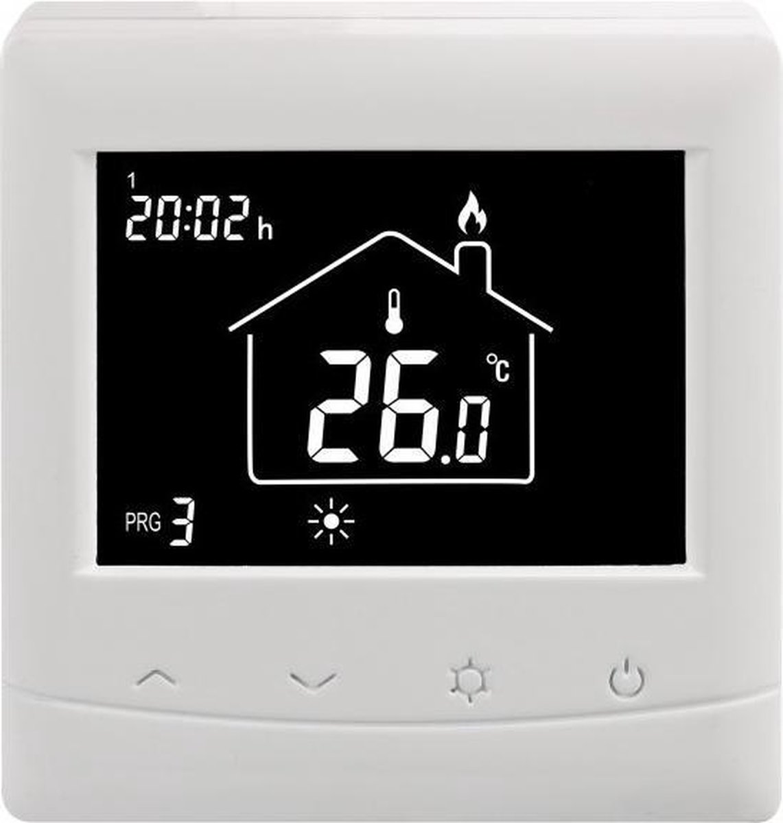 De Optima W WiFi programmeerbare inbouwthermostaat Tuya in één oogopslag