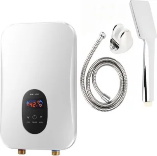 Oxyflowzy Doorstroomverwarmer met Douchekop Set Touchscreen
