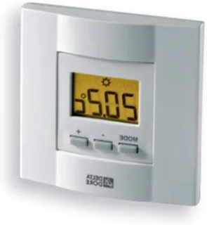 Programmeerbare compacte kamerthermostaat wit