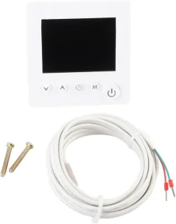 Programmeerbare digitale thermostaat 86 x 86 mm wit