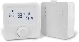 Programmeerbare digitale thermostaat voor verwarming