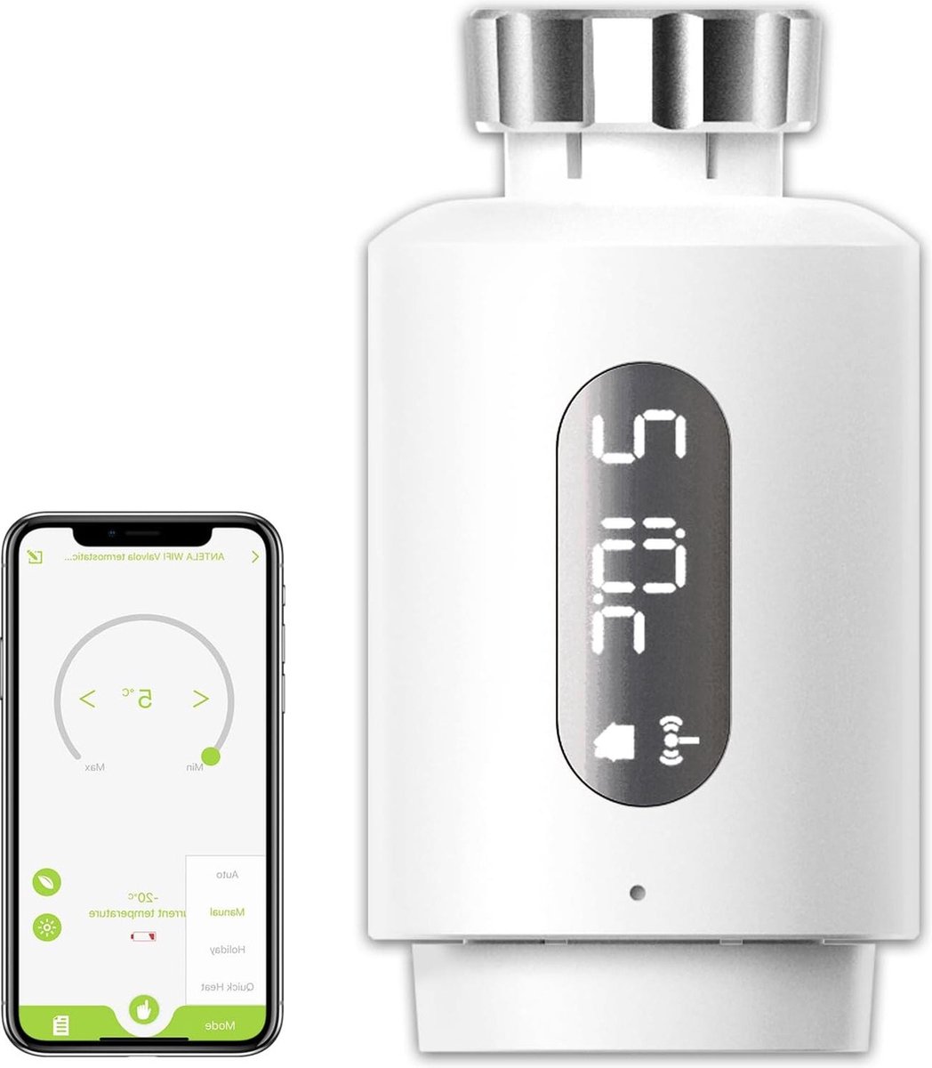 De Programmeerbare Radiatorthermostaat WiFi Smart Life Tuya Alexa in één oogopslag