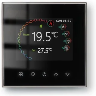 Programmeerbare thermostaat met touchscreen voor water-, elektrische- en cv-verwarming