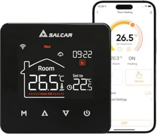 Programmeerbare thermostaat voor elektrische vloerverwarming