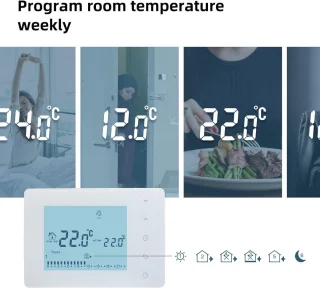 Programmeerbare thermostaat voor gasketel