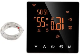 Programmeerbare thermostaat wit