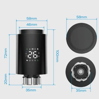 Programmeerbare Thermostatische Radiatorklep