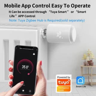 Programmeerbare Thermostatische Radiatorklep