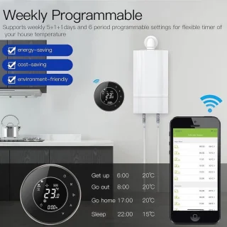 Programmeerbare Wi-Fi Touchscreen Thermostaat