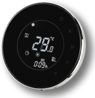 Stijlvolle, slimme thermostaat met touchscreen en uitgebreide programmering