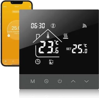 Programmeerbare WiFi-thermostaat 16A voor elektrische vloerverwarming