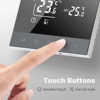 Programmeerbare WiFi-thermostaat 16A voor elektrische vloerverwarming