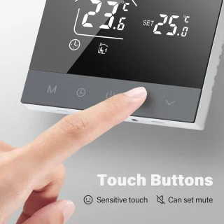 Programmeerbare WiFi-thermostaat voor elektrische vloerverwarming 16A
