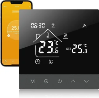 Programmeerbare WiFi-thermostaat voor elektrische vloerverwarming 16A
