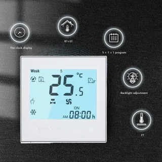Programmeerbare WiFi Touchscreen Thermostaat