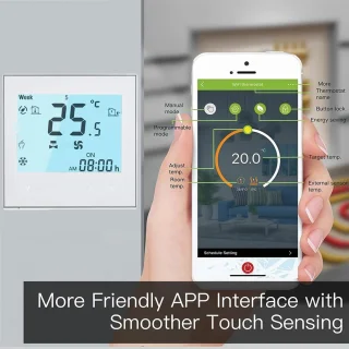 Programmeerbare WiFi Touchscreen Thermostaat