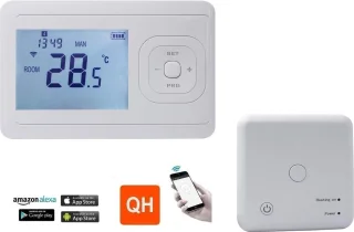QH Basic Wifi infrarood verwarming met draadloze thermostaat en ontvanger