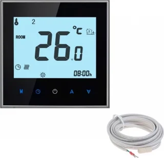 Quality Heating PRF-78 Elektrische Vloerverwarming Thermostaat Zwart