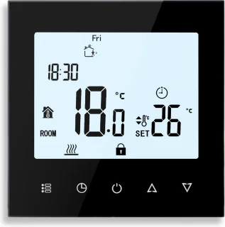 Quality Heating PRF-78 Elektrische Vloerverwarming Thermostaat Zwart