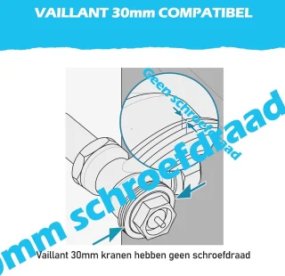 Radiatoradapter M30 x 1,5