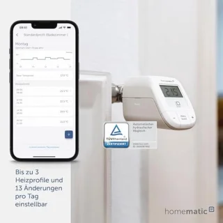 Radiatorthermostaat en Raamcontact