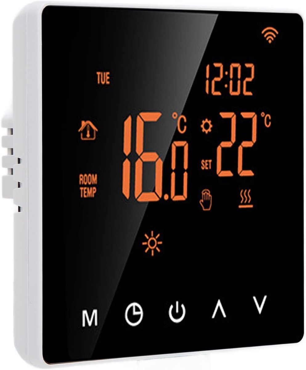 De RFWR® LCD-thermostaat voor water en elektrische vloerverwarming in één oogopslag