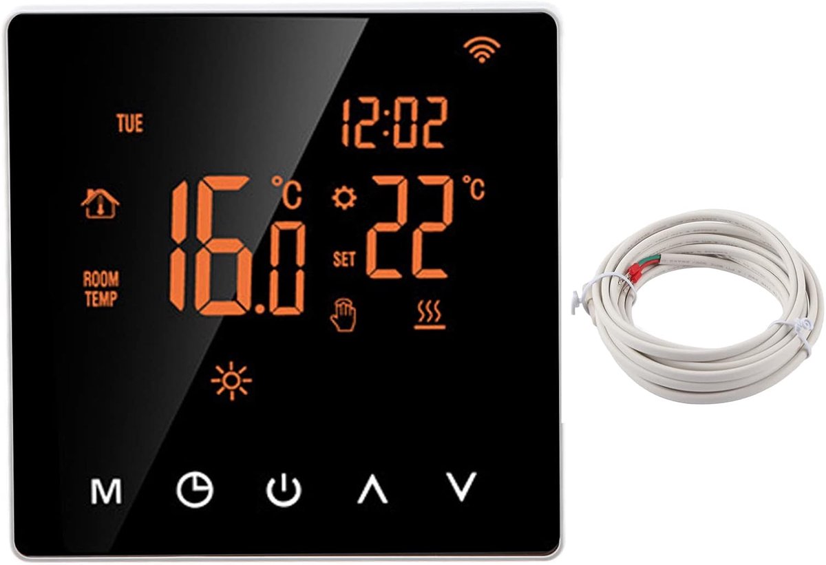Wat vinden we goed aan de RFWR® LCD-thermostaat voor water en elektrische vloerverwarming