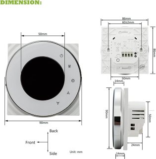 Wat vinden we goed aan de Ronde Thermostaat Temperatuurcontroller