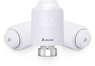 De SALCAR Radiatorthermostaat TRV603 - Set van 3 in één oogopslag