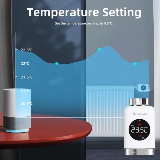 SALCAR TRV801W Radiatorthermostaat