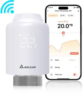 De SALCAR WiFi Radiatorthermostaat in één oogopslag